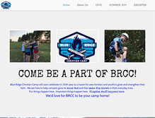 Tablet Screenshot of blueridgechristian.org